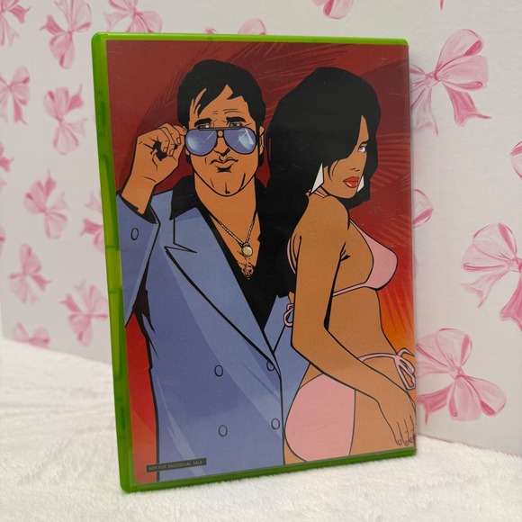 Grand Theft Auto Vice City The Xbox Collection Game Disc Case Manual - Picture 2 of 5